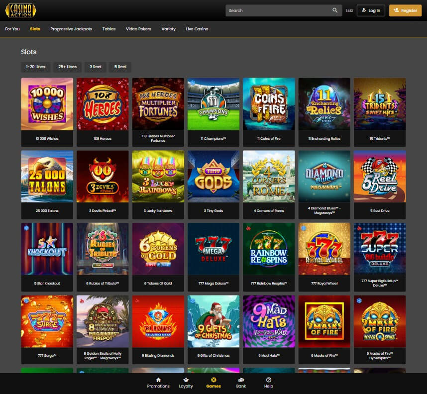 action-casino- dektop-preview-slots