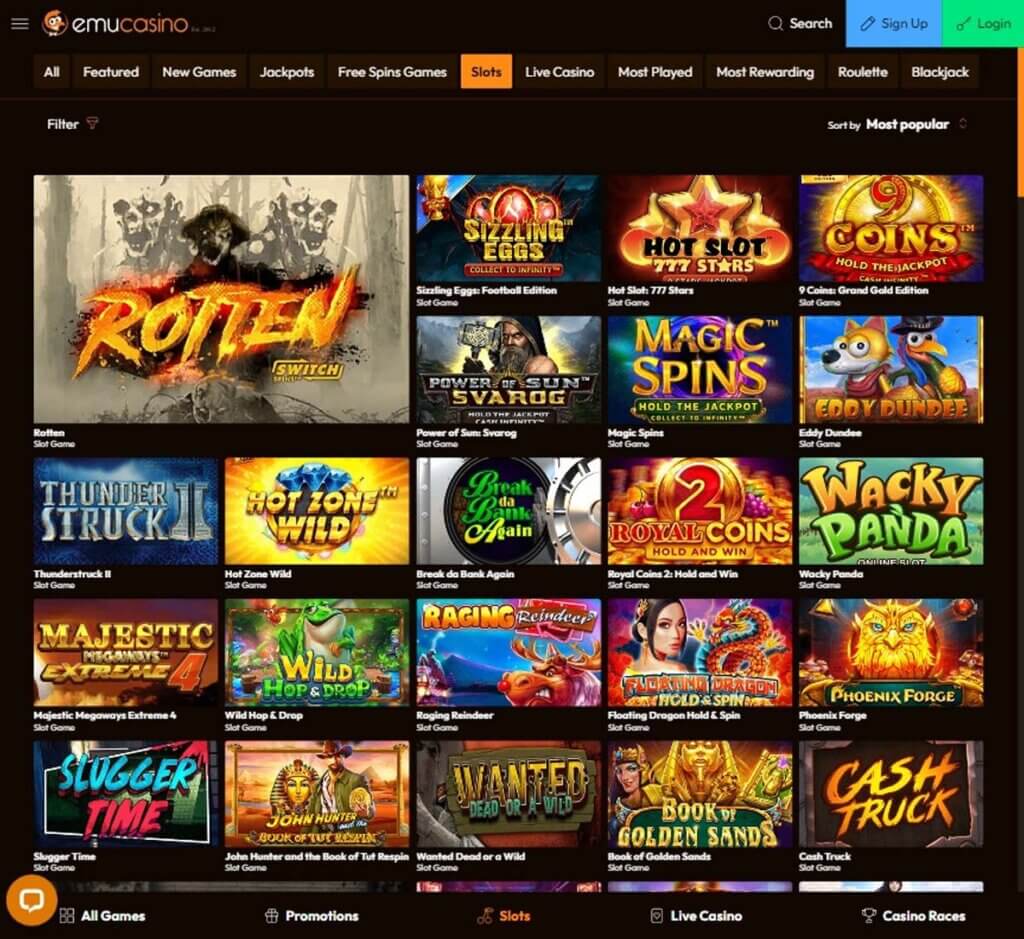 emu-casino- dektop-preview-slots