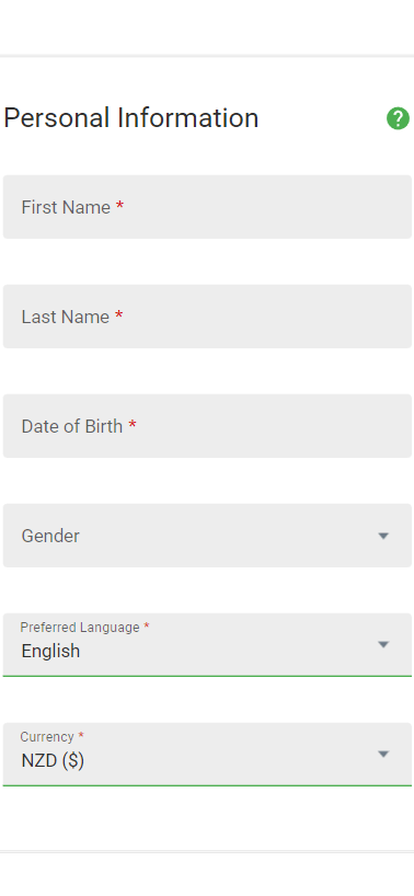 Royal Vegas Casino Registration Process Image 2