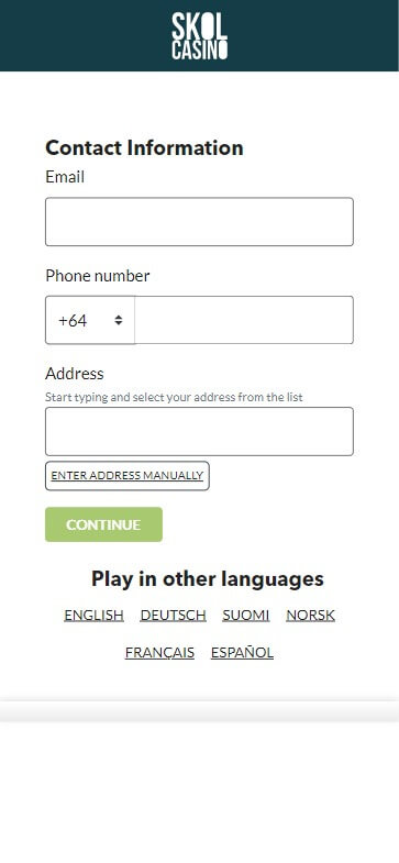 Skol Casino Registration Process Image 2