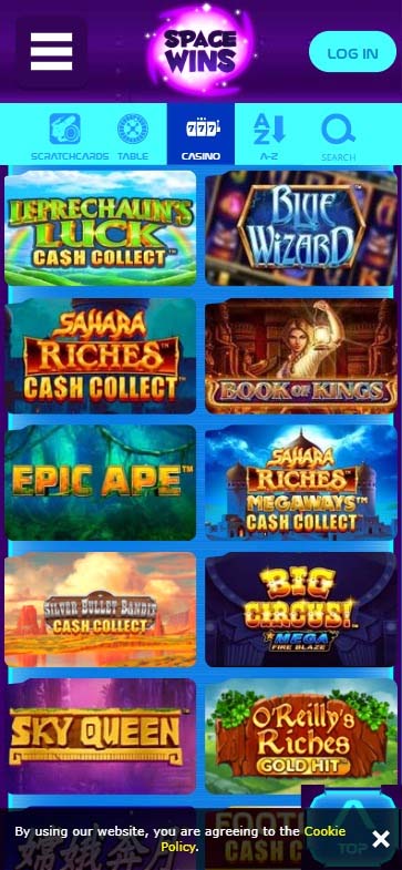 spacewins-casino-mobile-preview-slots