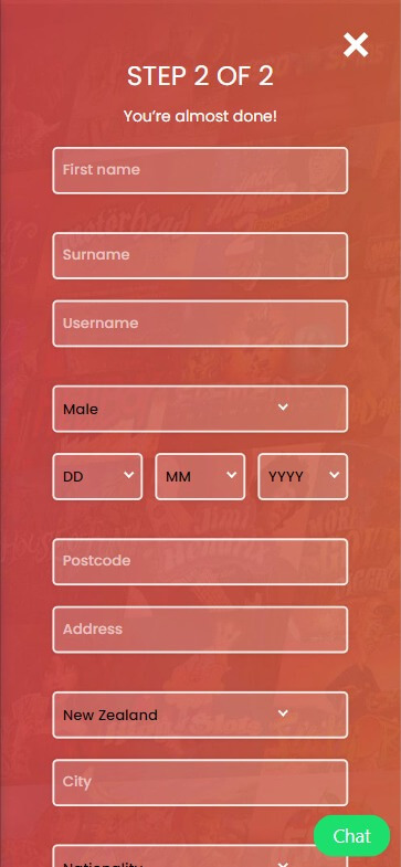 Touch Casino Registration Process Image 2