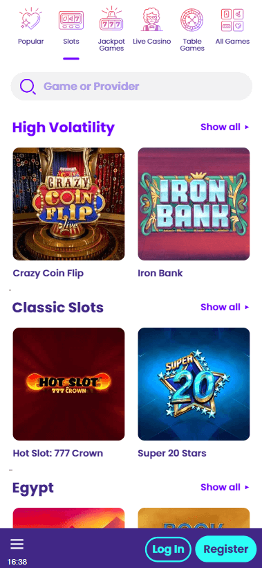 wildz-casino-mobile-preview-slots