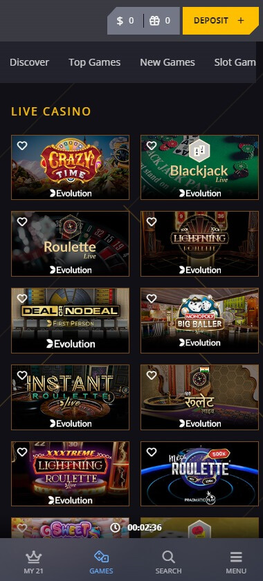 21-casino-mobile-preview-live-casinos