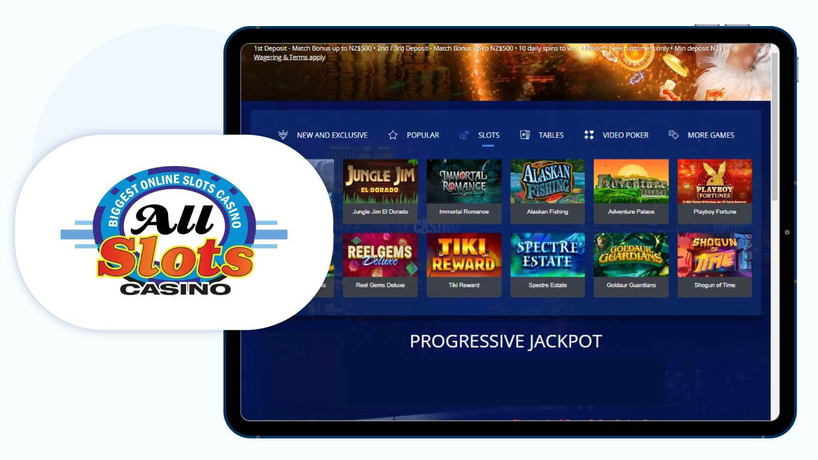 All-Slots-Casino-Deposit-$1-