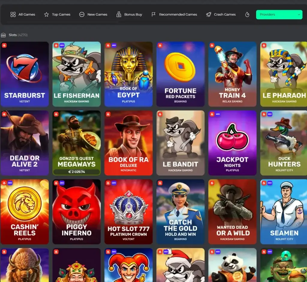 BetPRIMEIRO Casino desktop slots screenshot showing slot game categories, featured titles and filtering options - tested BetPRIMEIRO Casino desktop slots screenshot showing slot game categories, featured titles and filtering options - tested