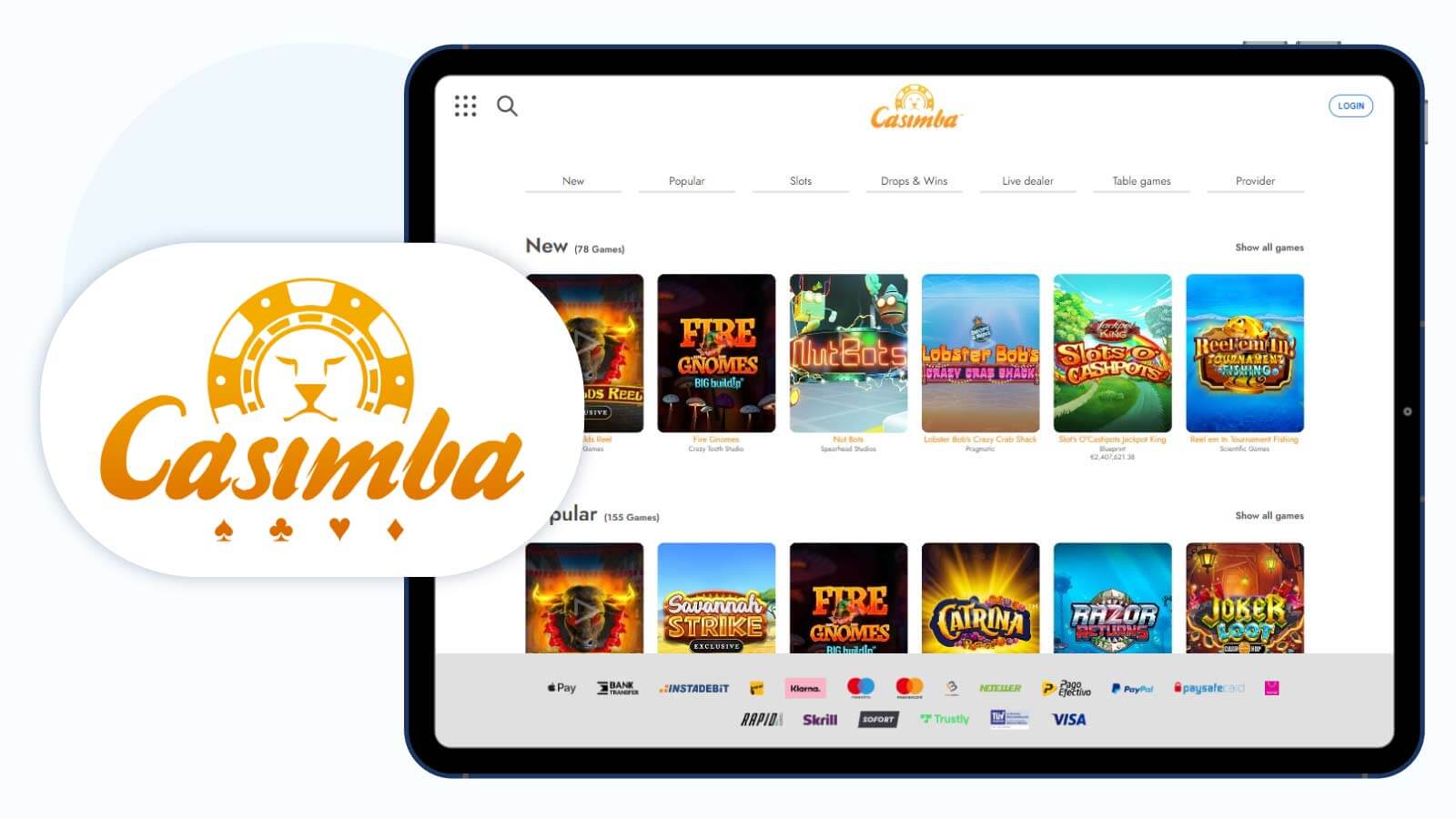 Casimba Casino: Runner-up Microgaming Casino