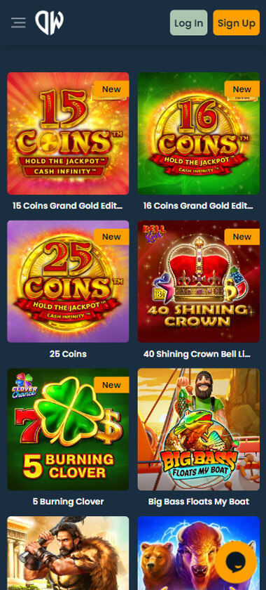 DepositWin Casino Slot review mobil