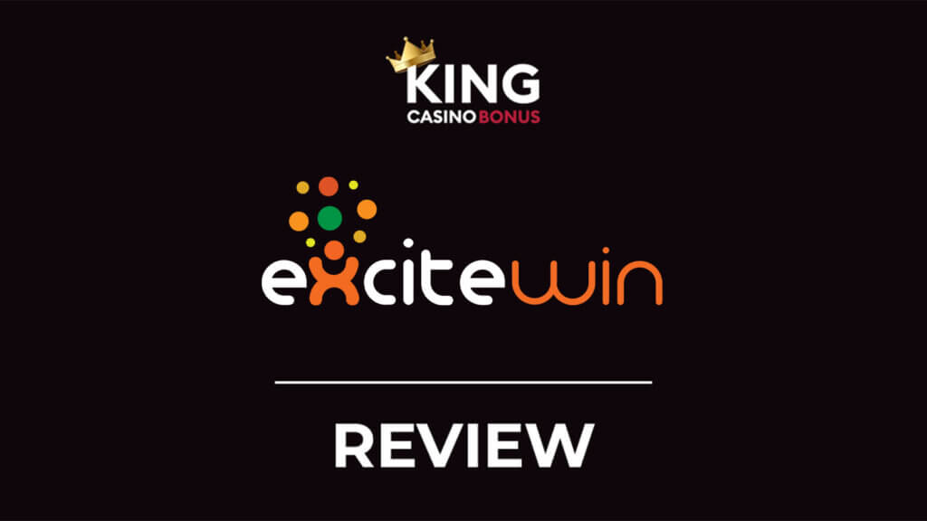 Screenshot der Excitewin Casino Website mit Spielauswahl und Bonusangeboten auf einem Desktop und einem Smartphone