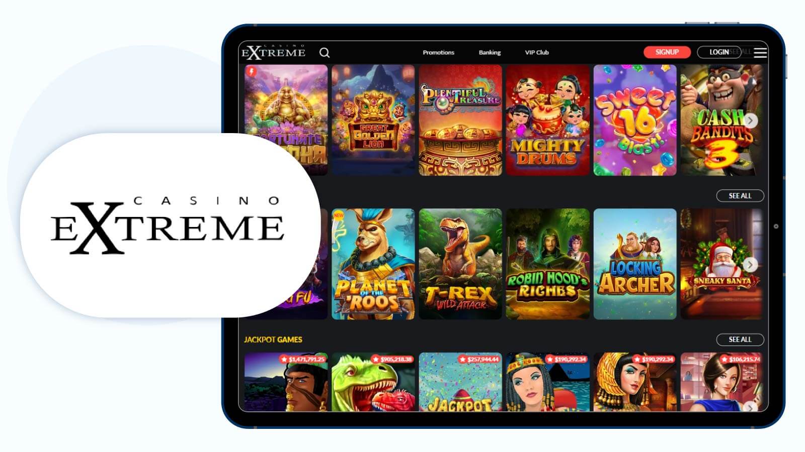 Extreme-Casino-Lowest-Wagering-200%-Welcome-Bonus-Online-Casino