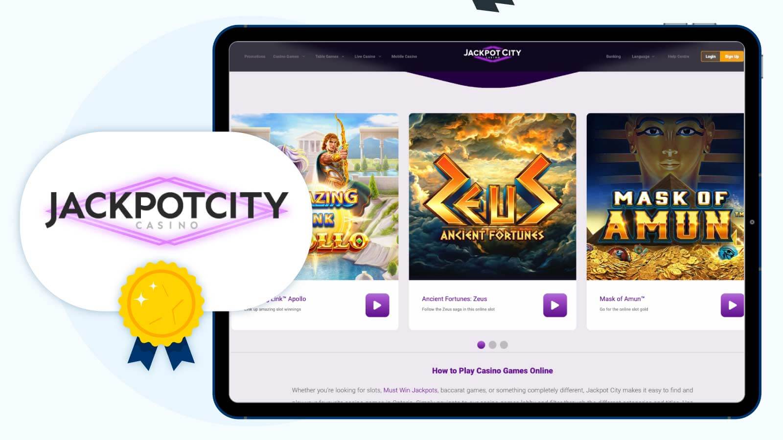 Jackpot City Casino: Best $5 No Deposit Casino in NZ for 2024