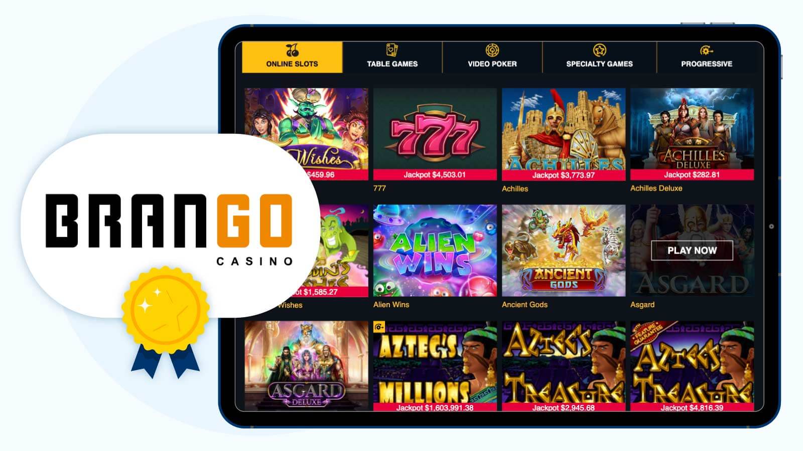 Brango Casino: Best 100 Free Rounds No Deposit Bonus for December 2024