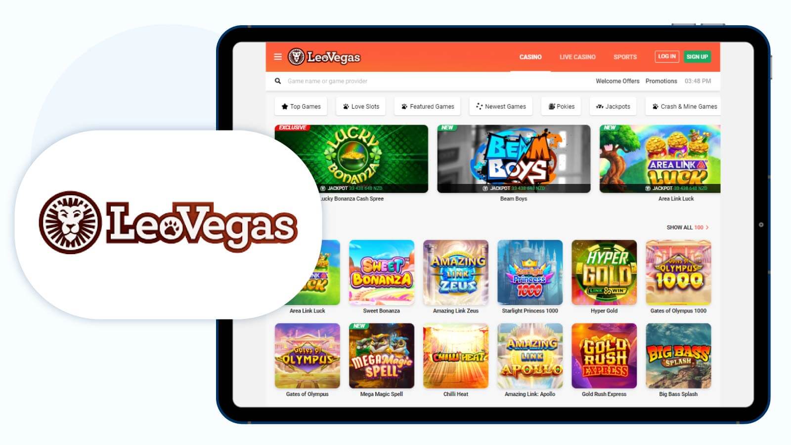 LeoVegas Casino Top pokies real money casino