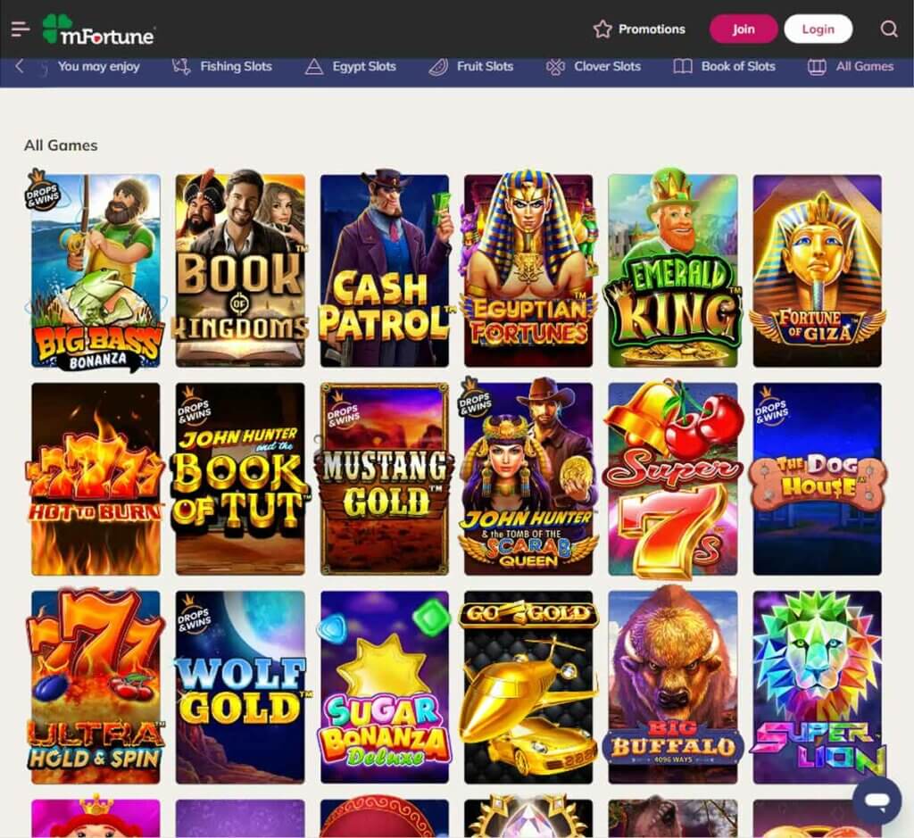 MrFortune Casino slots review