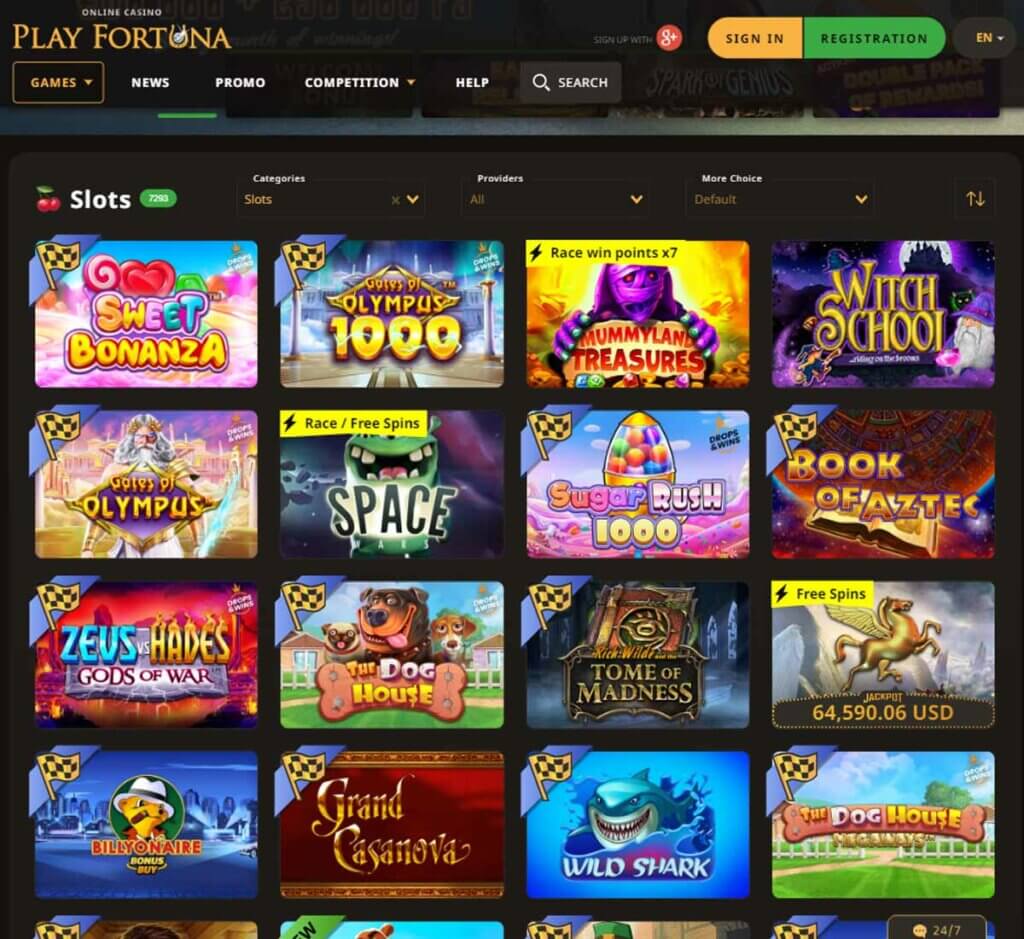 PlayFortuna Casino slots review