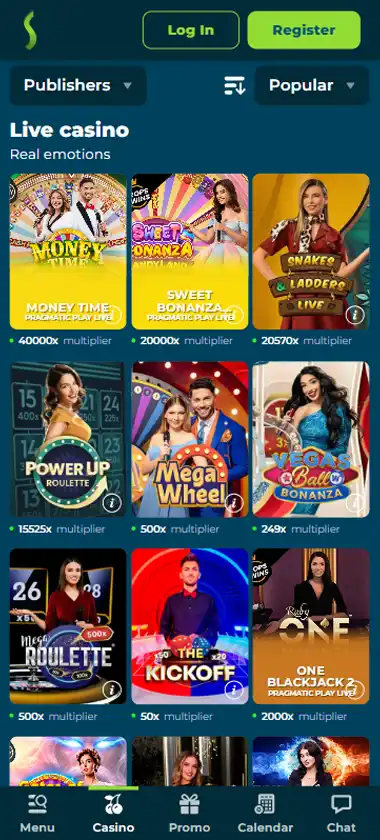StakeMania Casino mobile preview 2