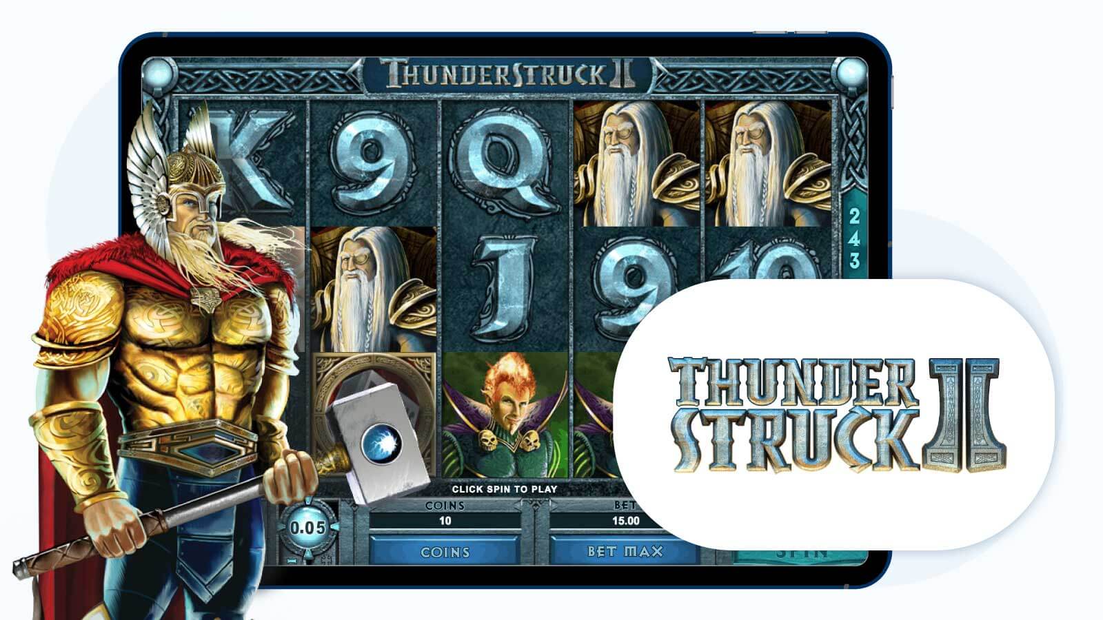 Thunderstruck II: Highest payout pokie