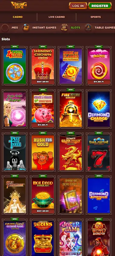 VkingLuck Casino mobile preview 1