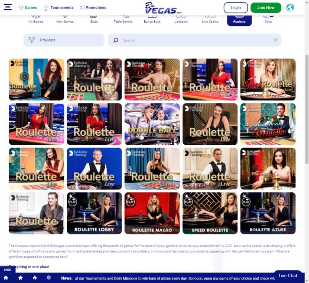 blu-vegas-casino-live-dealer-roulette-games-review