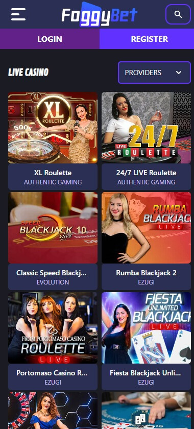 foggybet-casino-live-dealer-games-collection-mobile-review