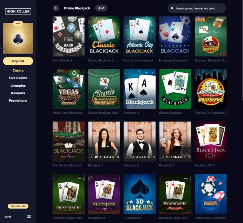 highroller-casino-live-blackjack-review