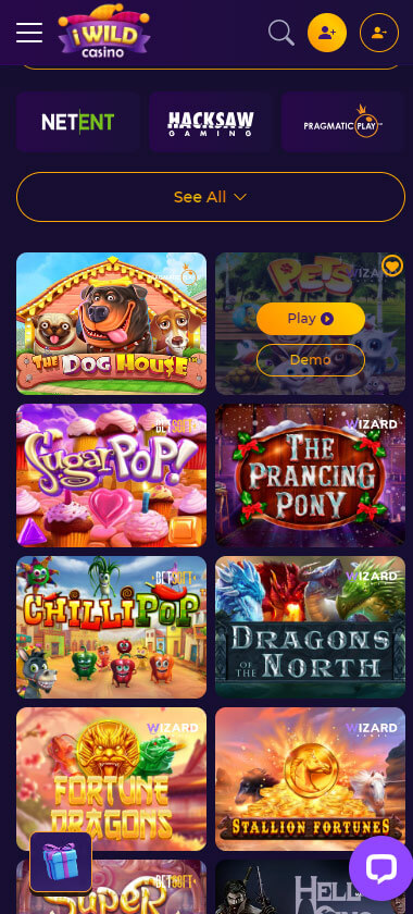 iWild Casino Slot review mobil