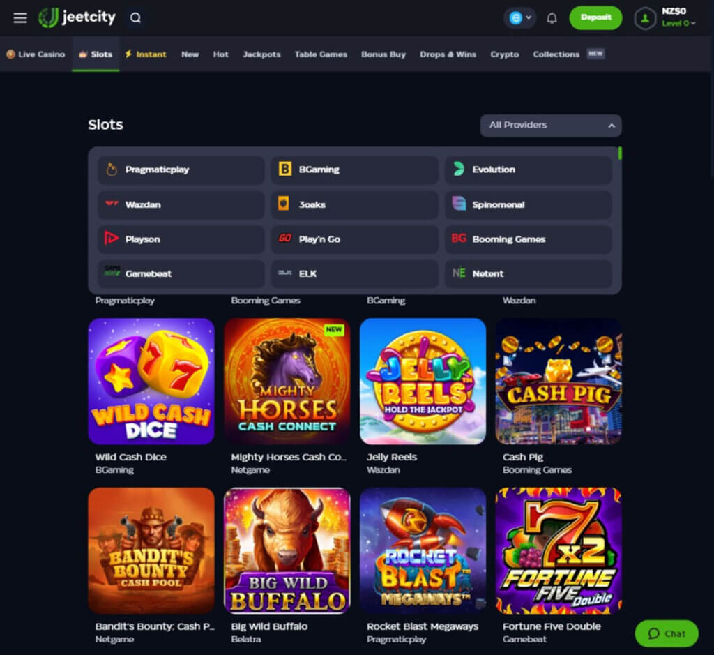 jeet-city-casino-software-providers-review