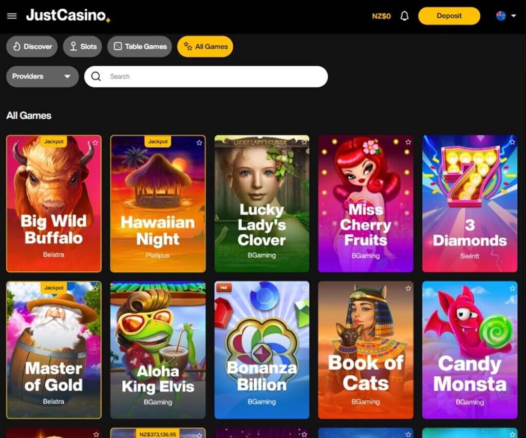 just-casino-game-types-review
