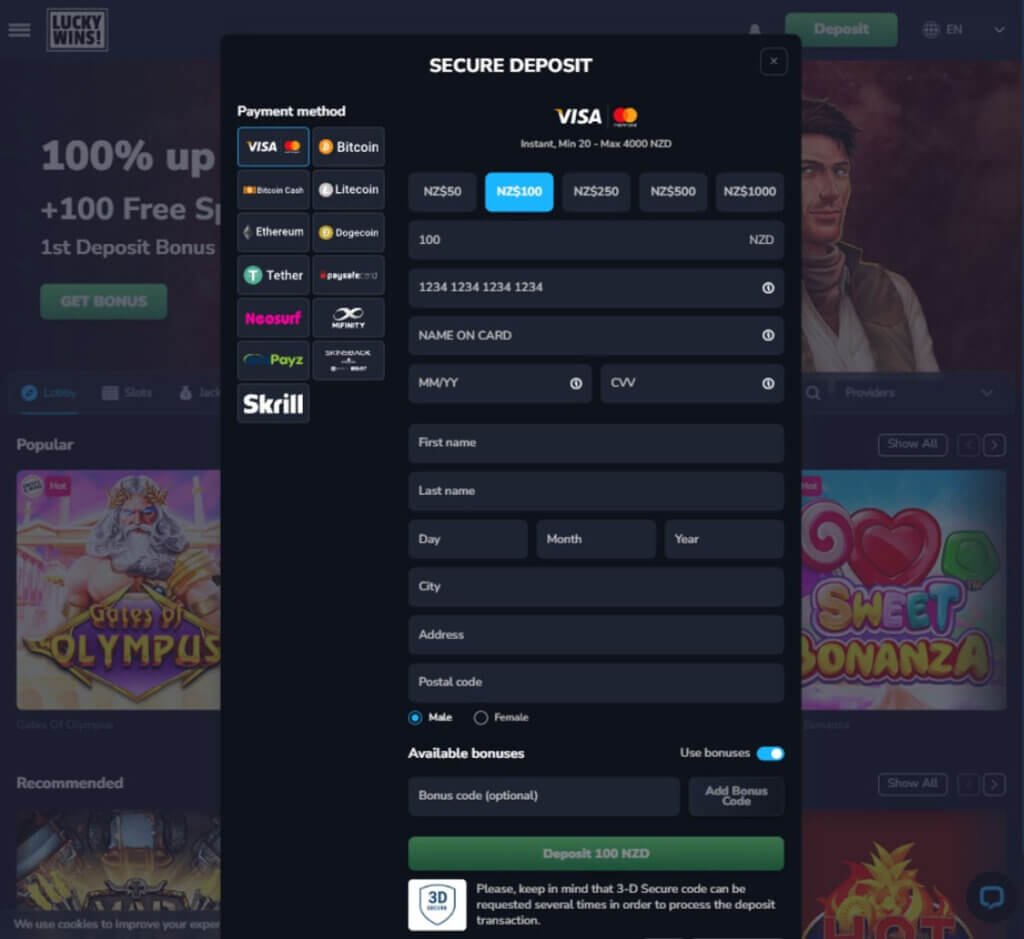 lucky-wins-casino-deposit-methods-review