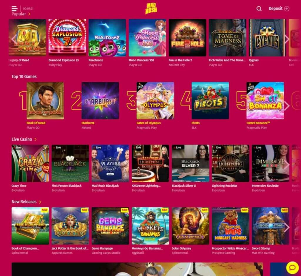 mad-rush--casino-homepage-review