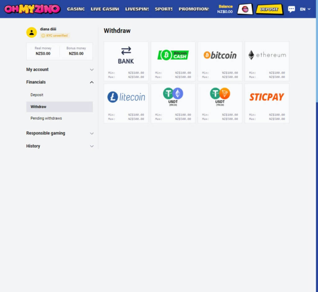 ohmyzino-casino-cashout-methods-available-review