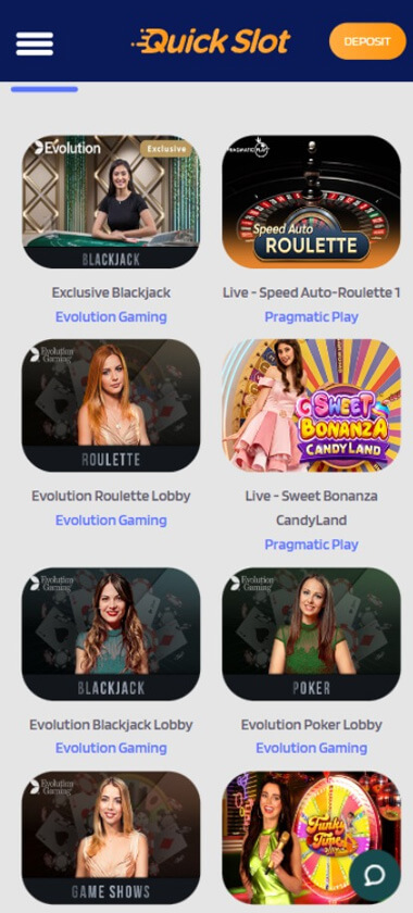 quickslot-casino-live-dealer-games-collection-mobile-review