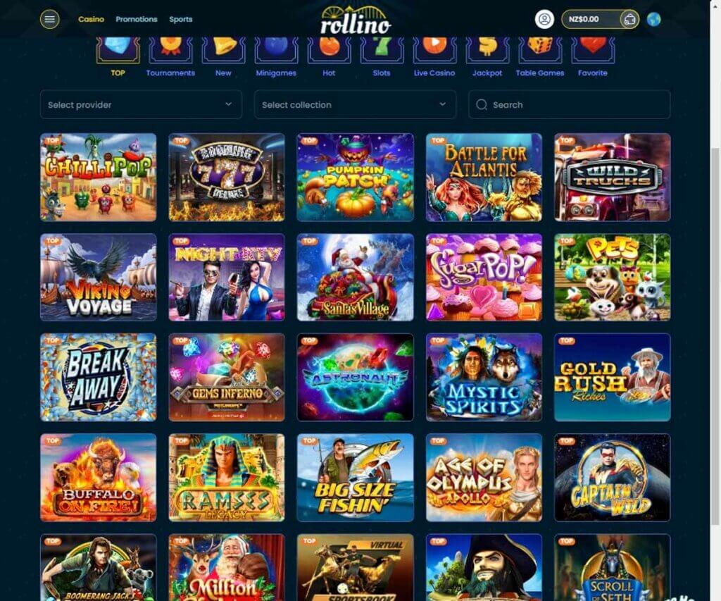 rollino-casino-game-types-review