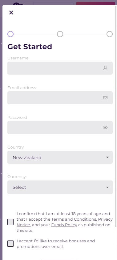 Slot Planet Casino Registration Process Image 1