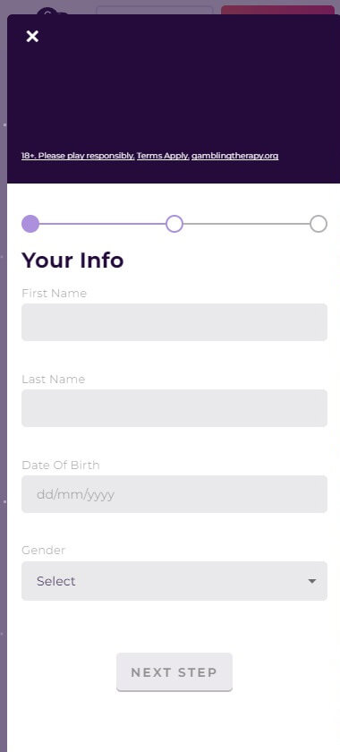 Slot Planet Casino Registration Process Image 2