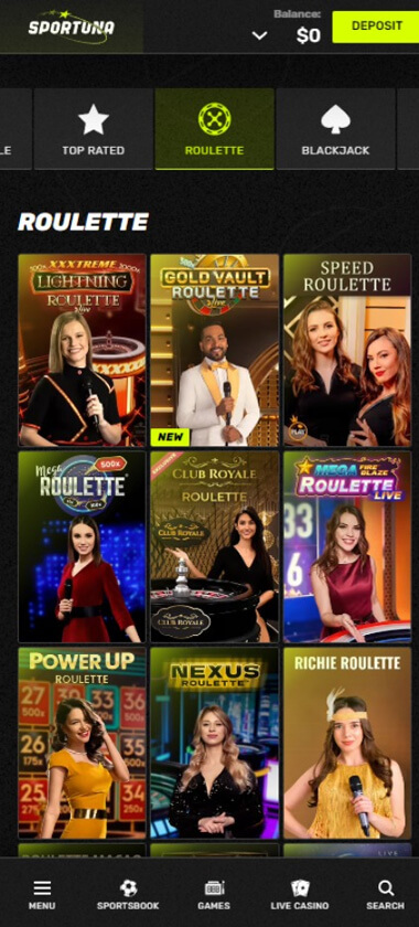 sportuna-casino-live-dealer-roulette-games-mobile-review