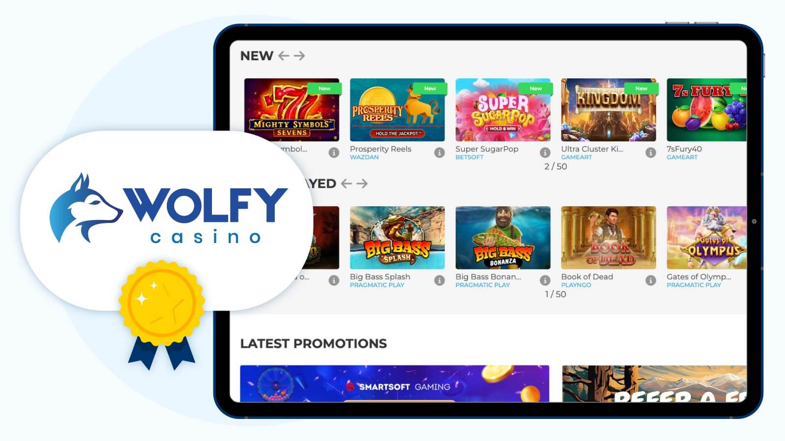 1 Wolfy Casino - Our $20 Deposit NZ Casino Recommendation